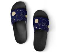 AADFAEWR Sandales De Douche Constellations Du Ciel Du Zodiaque Pantoufles De Salle De Bain Pour Hommes Et Femmes