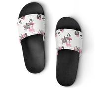 AADFAEWR Sandales De Douche Panda Patterns (Motifs Pandas) Pantoufles De Salle De Bain Pour Hommes Et Femmes