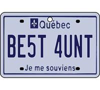 AAF Désodorisant De Voiture Plaque D'immatriculation Quebec - Best Aunt