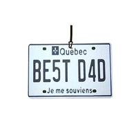 AAF Désodorisant De Voiture Plaque D'immatriculation Quebec - Best Dad