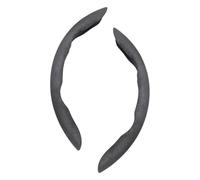 AAFEI Couvre Volant Suédine pour Renault 5 E-Tech (2024-2025 2026),Protection Segmentée Antidérapante,Housse De Volant Peluche Douce,Accessoire Auto Hiver Chaud,Grey