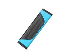 AAFEI Protège Ceinture De Sécurité pour DS 4 (Gen I Gen II 2010-2018 2021-2025 2026),Fourreau De Ceinture en Fibre De Carbone,Coussin D'Épaule Confortable Anti-Frottement,Lot De 2,Blue