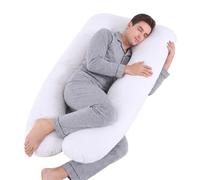 AAFGVC Coussin Ergonomique Chillow Original-Coussin Corps Entier pour Femme Enceinte Support Ergonomique Ventre Et Dos Idéal pour Sommeil Et Allaitement Housse Douce (Blanc,152x97cm(3kg))