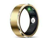 AAFGVC Korons Bague Connectée-Bague connectée Ring mit Blutsauerstoff-Monitoring, Herzfrequenzverfolgung und Gestensteuerung - geeignet für Fotos, Spiele und tägliche Nutzung (jaune,12)