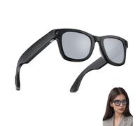 AAFGVC Lunettes intelligentes Detop AI - Connectez et reconnaissez des Images, des Questions et des paramètres Inter-agences pour Offrir Une expérience Intelligente. (Argent sans Ordonnance)