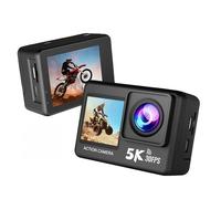 AAFGVC matrodive Appareil Photo 5K Fernbedienungs - Qualité 4K Ultra HD et écran Avant/arrière - Parfaite pour la plongée et Les Voyages (32G)