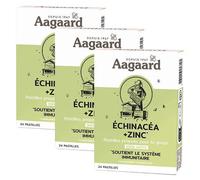 Aagaard Propolentum Echinacea et Zinc Lot de 3 x 24 pastilles