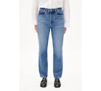 AAIKALA HIGH STRAIGHT JEAN | 100 % coton recyclé non stretch - bleu (27-32)