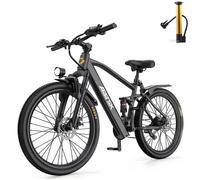 Aairsk Vélo électrique Homme Femme, Freins à Disque Hydrauliques, Autonomie 120km, VTT électrique 26'', 21 Vitesses