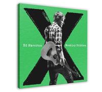 AAISLUV Poster de l'album Ed Sheeran X sur toile - Décoration murale pour salon, chambre à coucher - 70 x 70 cm