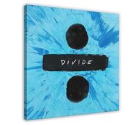 AAISLUV Poster sur toile Ed Sheeran ÷ Albums - Décoration pour chambre à coucher, bureau, chambre - Cadeau - 30 x 30 cm