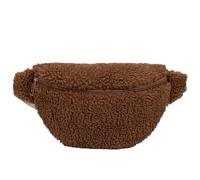 AAIXXIZAO Sacs Banane Unisexe Fourrure Fanny Pack Fermeture À Glissière Sac À Bandoulière Flou Mode Multifonctionnel Pliable Léger Filles Garçons Sac Polyvalent Darkbrown