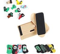 Aakluk Magnetic Mini Fingerboard | 3D Printed Fingerboard Obstacles, Spin, Flipe, and Roll Your Stress Away | Fun, Stress-Relieving & Portable | for Men Women