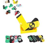 Aakluk Magnetic Mini Fingerboard | 3D Printed Fingerboard Obstacles, Spin, Flipe, and Roll Your Stress Away | Fun, Stress-Relieving & Portable | for Men Women