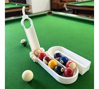 Aakluk Precision Pool Ball Rack | 3D Printed Billiards & Snookers Training Rack With Perfect Alignment, Holds 15 Balls | For Accuracy& Cue Control &Consistent Practice