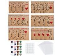 Aakluk Valentines Day Gift For Kids | 24 Pack Valentines Cards With Heart-Shape Crystals | FunnyValentine Gems Exchange Gift For Boys Girls Friends Teachers Classroom School Party