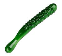 AAKOMA 20 cm Géant Verre Gode Cristal Gode Anal Perle Butt Plug G Spot Stimulation Masturbation Sex Toy pour Femmes Vert