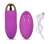 AAKOMA Vibromasseur Bullet pour femme - Mini vibromasseur en silicone sans danger pour le corps, rechargeable par USB - Sextoys pour adultes avec 10 réglages de vibration Violet