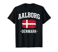 Aalborg Danmark Denmark Danish Flag Travel Souvenir T-Shirt