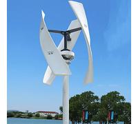 AALGO 5000w/9000w sans Bruit Éolien Magnétique Vertical 3 Lames pour Une éolienne Verticale à La Maison 12v 24v 48v 220v Kit Eolienne Complet Autoconsomation,pour Terrasse,Marine,Bateau,9000W-48V