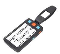 AALGO Loupe De Poche,Loupe Numérique D'aide à La Lecture HD De 5,0 Pouces Zoom 4X à 32x 17 Modes De Couleur,Prise en Charge De La Sortie AV vers TV,pour Basse Vision,Malvoyants,Black