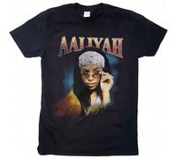 Aaliyah | Official Band T-Shirt | Tr*ppy - 24-Hour Fast Shipping! Celebrate Aaliyah's iconic style with this official band T-shirt featuring the eye-catching "Trippy" design. The vibrant and bold grap
