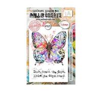 Aall & Create Ensemble de tampons transparents #1171 - Flyer floral