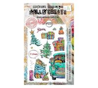 Aall & Create Set de tampons transparents #1221 - Cadeaux sur roues*