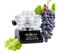 aallwwsso Eplucheuse Automatique de Raisin, Machine Électrique à Éplucher Les Petits Fruits (Tomates), Parfaite pour Les Fruits Ronds à la Maison ou en Restauration Black