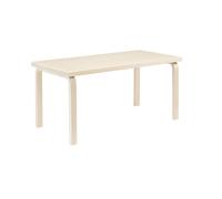 ARTEK table AALTO TABLE 80A (Bouleau laqué naturel - Bois massif et placage)
