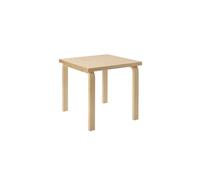 Aalto 80C Table Carrée H60 Bouleau