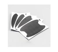 AALWL Film Autocollant Poignée Portière Voiture pour Volvo S90 2007-2023 2024 2025,Protecteur de Poignée de Porte de Voiture,Anti-Rayures Protege Autocollant,Noir,Fibre Carbone,10 * 9cm-Black