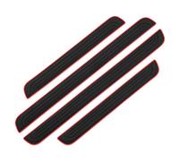 AALXF 4 Pièce Plinthes Autocollant pour FI-at 500e 2013-2022 312,Protections Autocollantes Porte Voiture,Bandes de Seuil de Porte Voiture en Fibre de Carbone