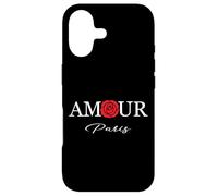 Aamour Paris Rose Style I Love Paris, Enjoy Wear Cool Paris Coque pour iPhone 17