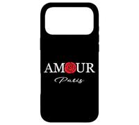 Aamour Paris Rose Style I Love Paris, Enjoy Wear Cool Paris Coque pour iPhone 17 Pro Max