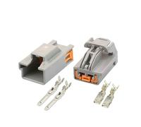 AANAN 1-20 Kits 2 Broches 7283-6445-40 7282-6445-40 connecteur Automatique Non scellé série 2.8 Prise de câblage de Porte arrière électrique Automobile (Color : Male Female Set, Size : 1Set)