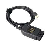 AANAN Interface de Diagnostic Hex V2 - Remplacement V25.3 ATMEGA162 5053 for véhicules - Lecteur de Code Scanner USB OBD2(en+HGJ)