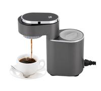Aangeebone Machine à Café Portable, Appareil Compact, Extraction Pression 9 Bar, Température Réglable, Préparation Rapide, Design Moderne Gris, Bureau Voyage Maison, Entretien Simple, 150ml