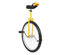 Aangeebone Monocycle de 24 pouces, entraînement d'équilibre, selle réglable en hauteur 91 à 102 cm, cadre en acier au manganèse et cadre en aluminium, pédales antidérapantes, roue de 24 pouces