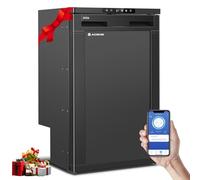 AAOBOSI 83L Glaciere Electrique, Glaciere a Compression avec APP, Eclairage LED, 12V/24V, Glacière Électrique Jusqu'à -20°C, Pour Voitures, Camions, Caravanes, Bateaux, Camping et Voyages