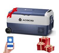 AAOBOSI Glaciere a Compression 36l, Glaciere Electrique 12 V/24 V et 100-240 V, Glacière à Compression -20 ℃ à 20 ℃, Idéal pour Camping, Voiture, Camion, Bateau, Caravane, Voyage et Maison