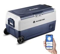 AAOBOSI Glaciere a Compression 36l, Glaciere Electrique Double Zone APP, 12 V/24 V et 100-240 V Frigo Camping, -20 ℃ à 20 ℃, pour Voiture, Camion, Bateau, Camping, Car, Caravanes,Voyageant,Maison