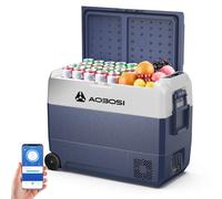AAOBOSI Glaciere a Compression 60l, Glaciere Electrique APP, 12 V/24 V et 100-240 V, Glacière à Compression -20 ℃ à 20 ℃, Idéal pour Camping, Voiture, Camion, Bateau, Caravane, Voyage et Maison