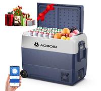 AAOBOSI Glaciere a Compression 60l, Glaciere Electrique APP, 12 V/24 V et 100-240 V, Glacière à Compression -20 ℃ à 20 ℃, Idéal pour Camping, Voiture, Camion, Bateau, Caravane, Voyage et Maison