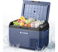 AAOBOSI Glaciere Electrique: 25L Glaciere a Compression, -20℃ à 20℃ Frigo Compression 12v, Glaciere Electrique 12v 220v pour Voiture, Camion, Camping-Car, Bateau et Prise de Co