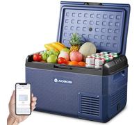 AAOBOSI Glaciere Electrique: 40L Glacière à Compression, -20℃ à 20℃ Frigo Compression 12v, Glaciere Electrique 12v 220v pour Voiture, Camion, Camping-Car, Bateau et Prise de Co