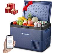 AAOBOSI Glaciere Electrique: 50L Glacière à Compression, -20℃ à 20℃ Frigo Compression 12v, Glaciere Electrique 12v 220v pour Voiture, Camion, Camping-Car, Bateau et Prise de Co