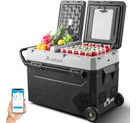 AAOBOSI Glaciere Electrique 57L, Glaciere a Compression, Glaciere Electrique Voiture pour Le Stockage de Boissons et d'aliments,-20°C - 20°C,12/24V DC et 100/240V AC,avec APP et LED Touch Control