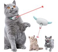 AAOCLO Collier Amusant électrique Intelligent pour Chaton, Jouets pour Chat Rechargeables par USB, Marche/arrêt Automatique, Jouets Automatiques Interactifs pour Chat avec Lumières LED