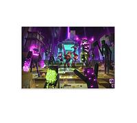 AAOCLO Personnages du jeu Murale D'art L'image Imprimée Sur Toile Minecraft Photos D'œuvres D'art Pour Le Bureau À Domicile Décoration Moderne 16x24inch(40x60cm)